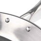 Stainless Steel Fry Pan 22cm Induction Cooking Frying Pan - Premium