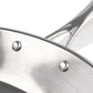 Stainless Steel Fry Pan 24cm & 28cm Top Grade Induction Cooking - Premium
