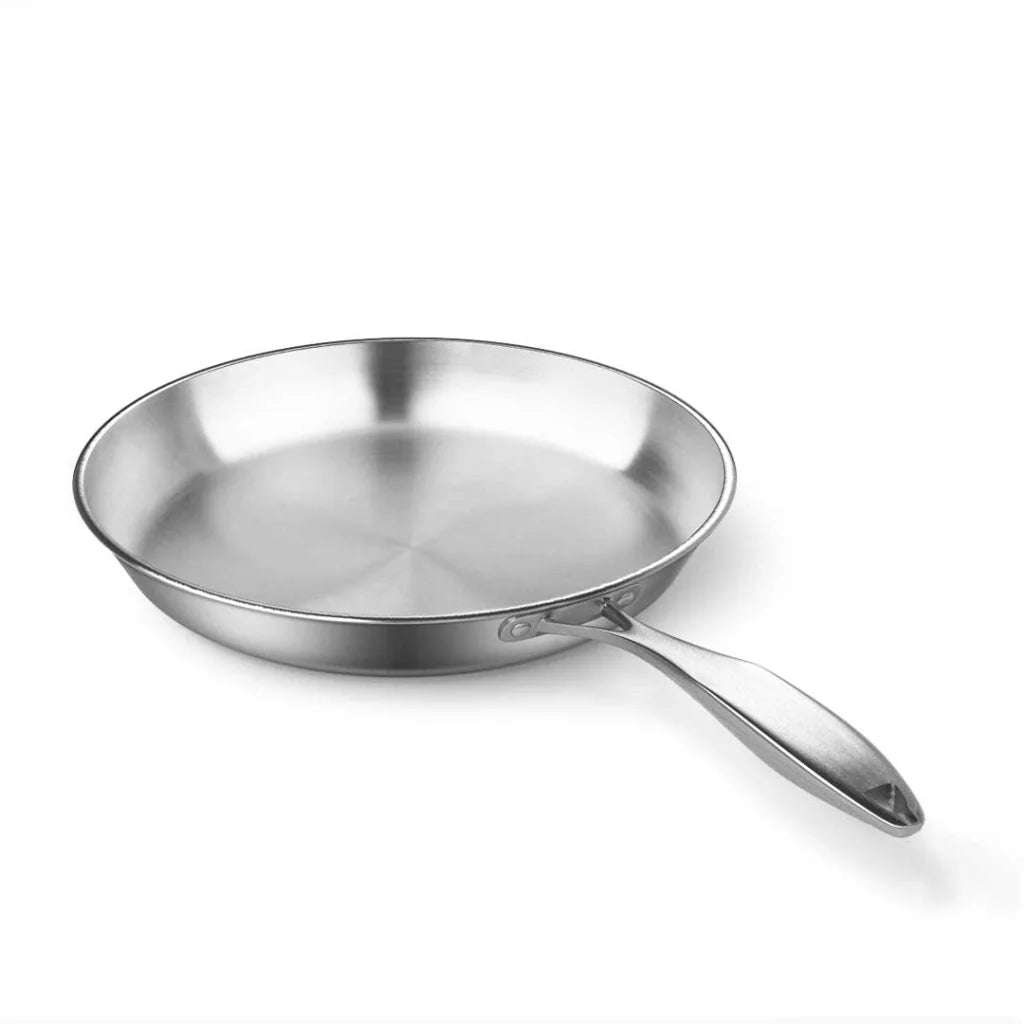 Stainless Steel Fry Pan 24cm Induction Cooking Frying Pan - Premium