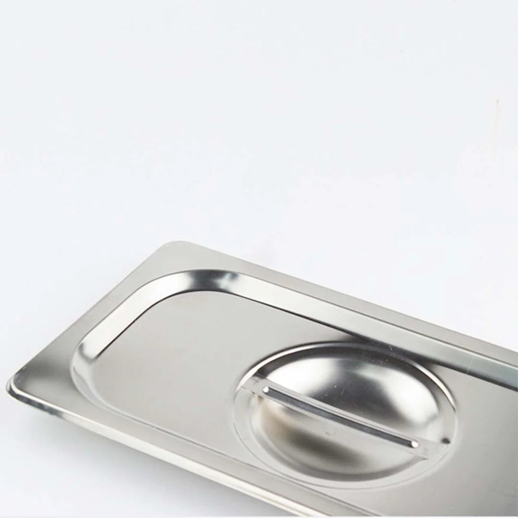 Stainless Steel Gastronorm Lid Premium 2X Full Size 1/2 Tray Top Cover