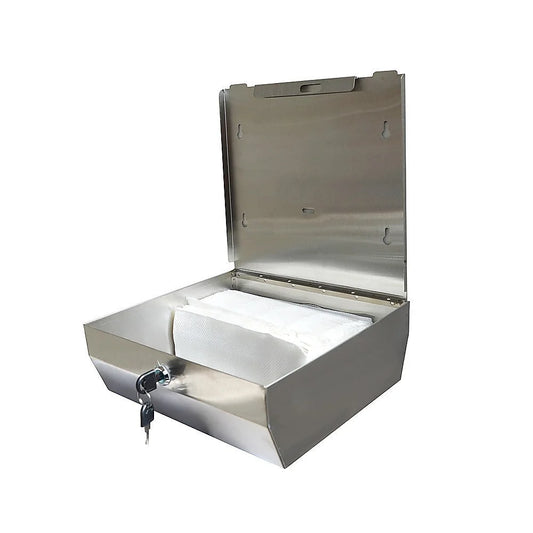 Stainless Steel Hand Paper Towel Dispenser Holder - Heavy