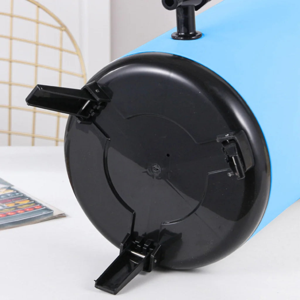 Stainless Steel Insulated Milk Tea Barrel 2X 10L Hot and Cold Beverage Dispenser with Faucet - Blue