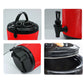 Stainless Steel Insulated Milk Tea Barrel 2X 8L Hot and Cold Beverage Dispenser with Faucet - Red