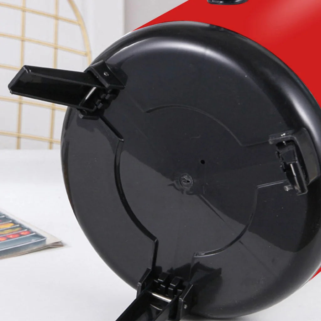 Stainless Steel Insulated Milk Tea Barrel 4X 8L Hot and Cold Beverage Dispenser with Faucet - Red