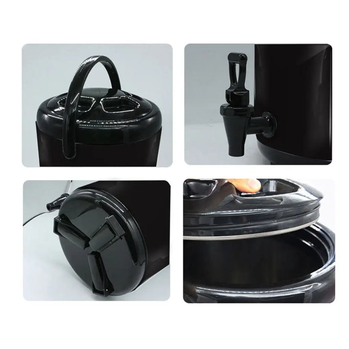 Stainless Steel Insulated Milk Tea Barrel 8X 18L Hot