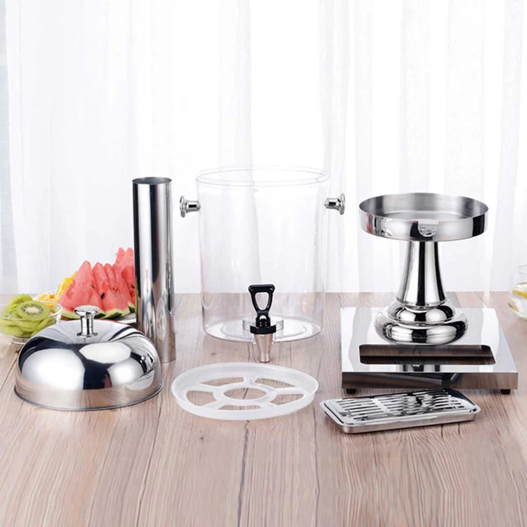 Stainless Steel Juicer Single 8L Water Milk Coffee Pump Beverage Drinking Utensils - Premium