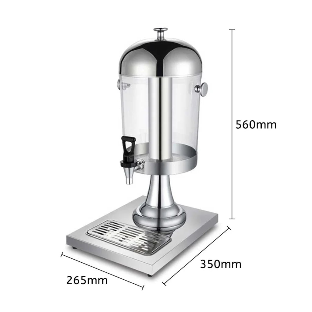 Stainless Steel Juicer Single 8L Water Milk Coffee Pump Beverage Drinking Utensils - Premium