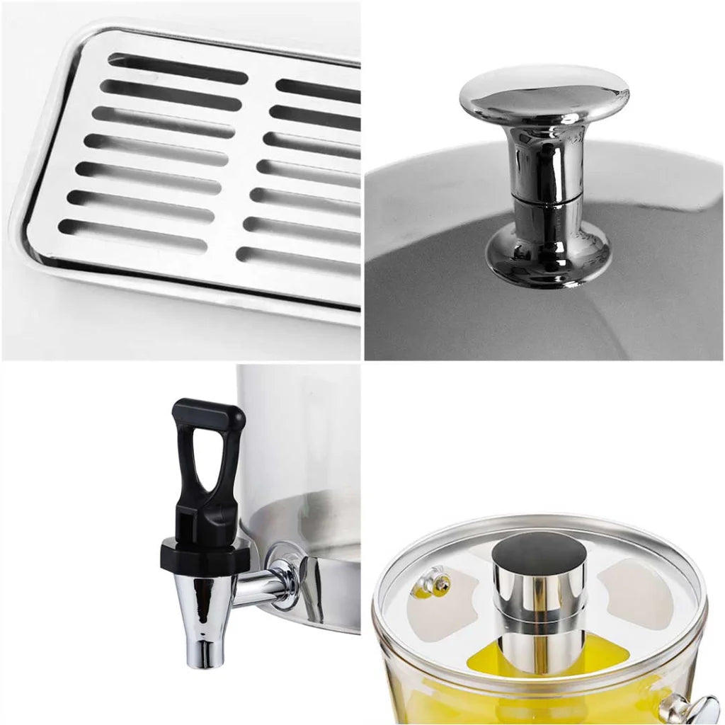 Stainless Steel Juicer Single 8L Water Milk Coffee Pump Beverage Drinking Utensils - Premium