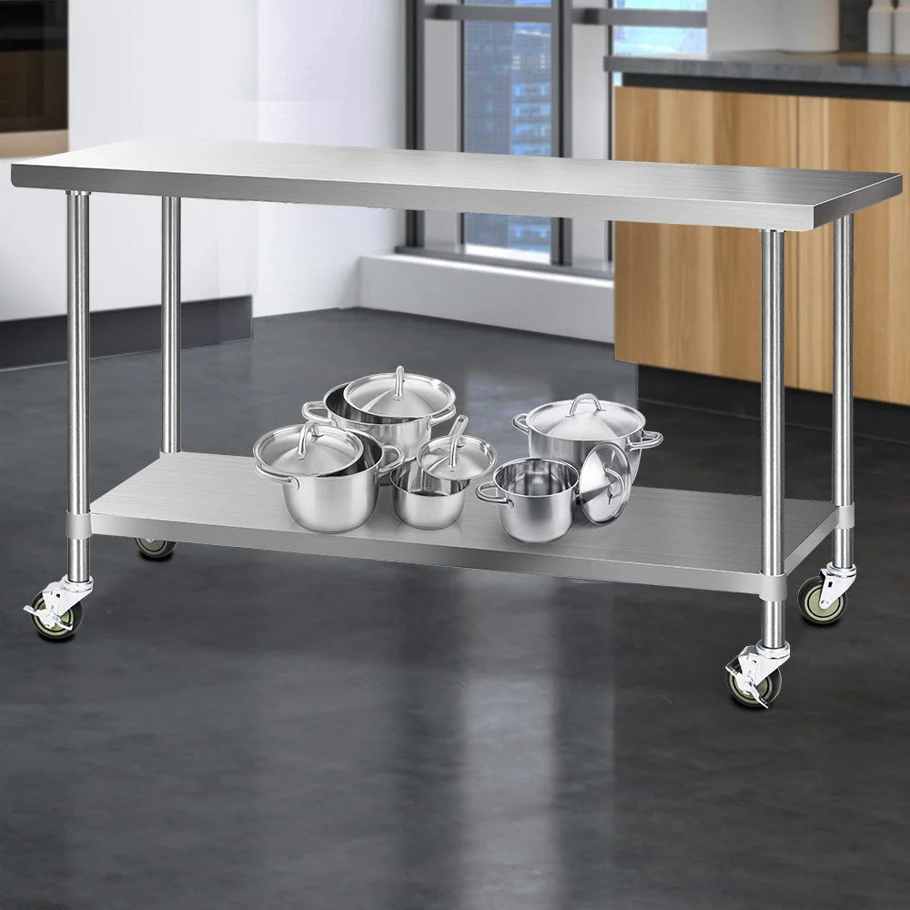 Stainless Steel Kitchen Benches Work Bench Food Prep Table