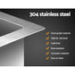 Stainless Steel Kitchen Sink 340 440mm Nano Under Topmount