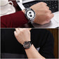 Stainless Steel Men Analog Sport Watch - 8023 - White Case