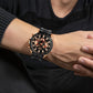 Stainless Steel Men Quartz Watch with Calendar - 9241