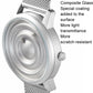 Stainless Steel Men Quartz Watch with Magnetic Strap - 40mm