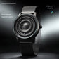 Stainless Steel Men Quartz Watch with Magnetic Strap - 40mm