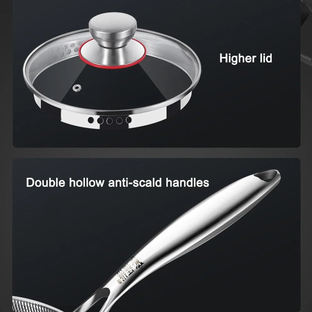 Stainless Steel Milk Pot Premium 316 Non-Stick 22cm