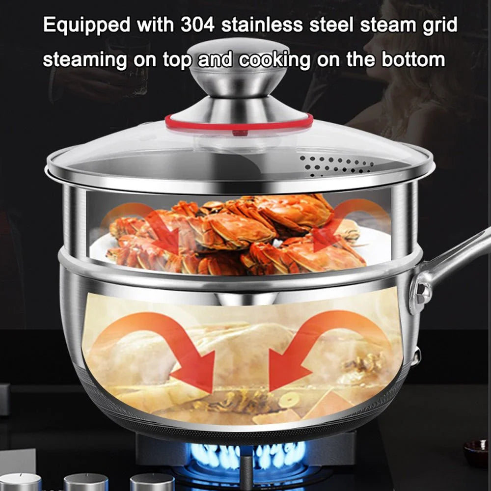 Stainless Steel Milk Pot Premium 316 Non-Stick 22cm