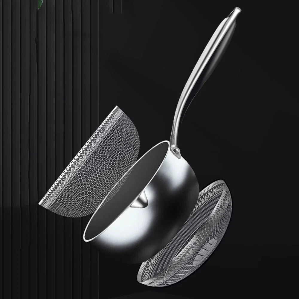 Stainless Steel Milk Pot Premium 316 Non-Stick 22cm
