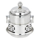 Stainless Steel Mini Asian Buffet Hot Pot 4X Single Person Shabu Alcohol Stove Burner with Lid