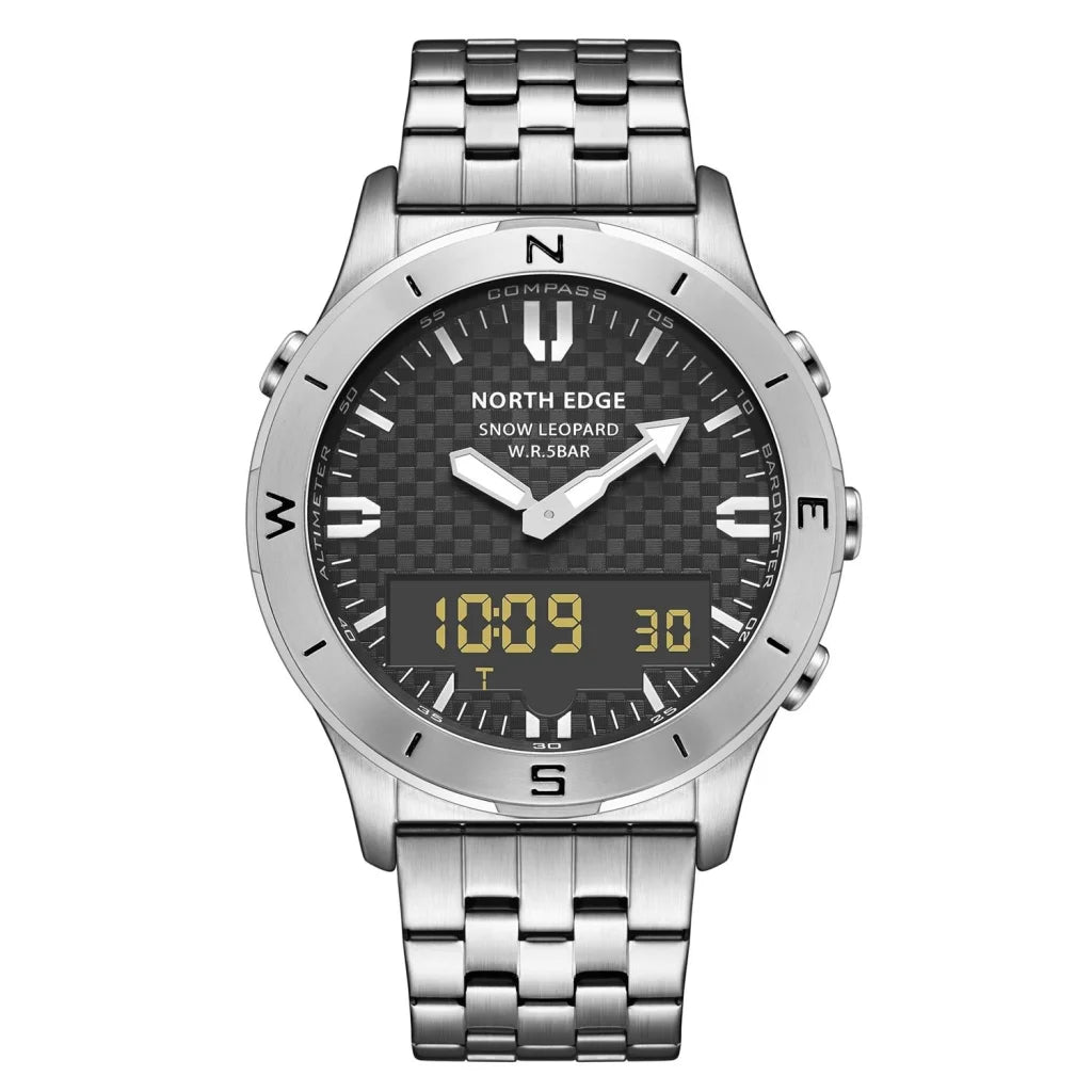 Stainless Steel Multifunction Smart Watch for Men