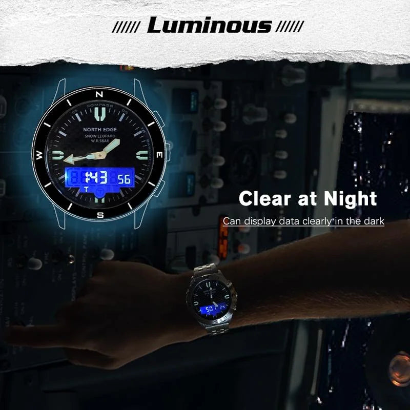 Stainless Steel Multifunction Smart Watch for Men