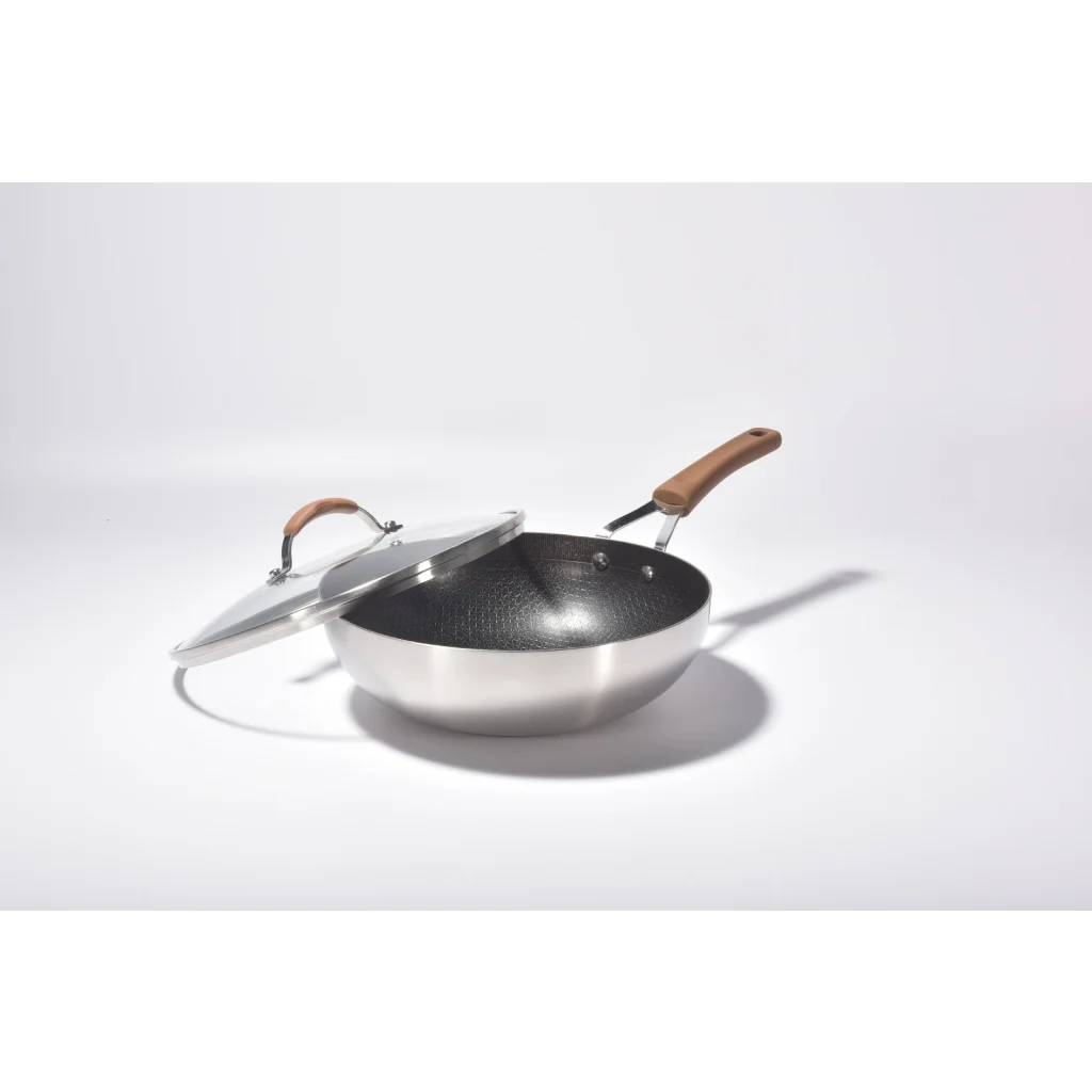 Stainless Steel Non-Stick Noka Wok Kylin 3 Layer - 30cm