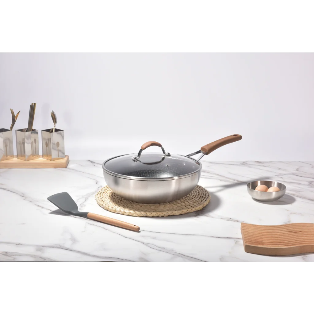 Stainless Steel Non Stick Noka Wok
