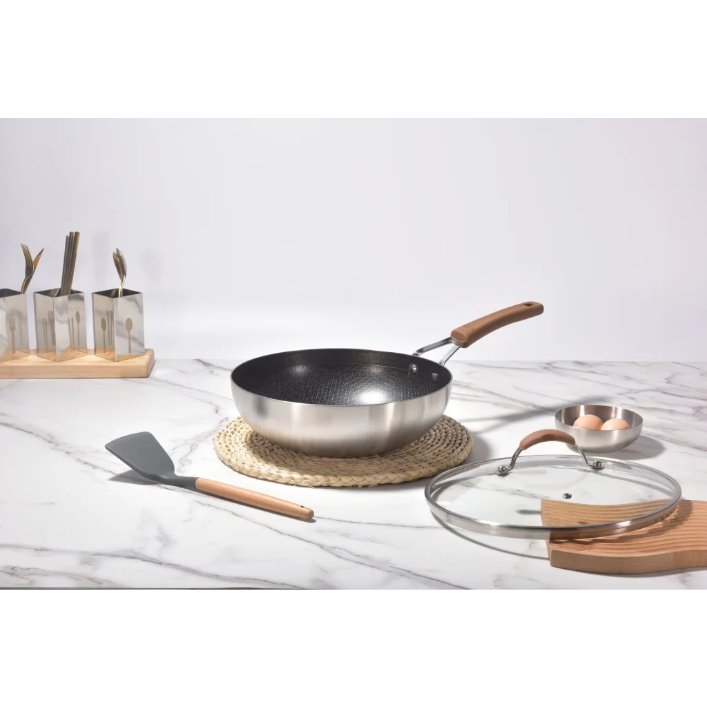Stainless Steel Non-Stick Noka Wok Kylin 3 Layer