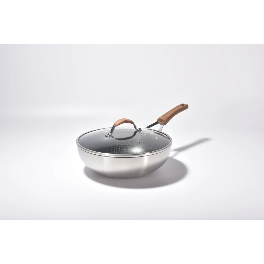 Stainless Steel Non-Stick Noka Wok Kylin 3 Layer - 30cm
