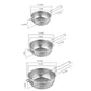 Stainless Steel Perforated Colander Fine Mesh Net Food Strainer Basket with Handle Skimmer Sieve Set