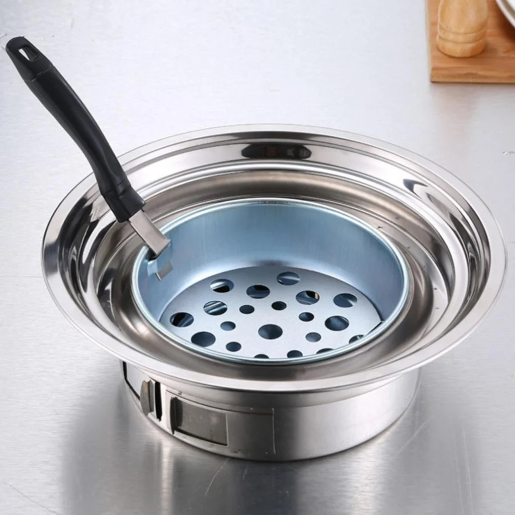 Stainless Steel Portable Smokeless Charcoal Grill Home Outdoor Camping BBQ - Premium