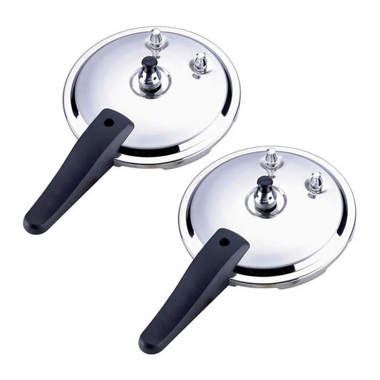 Stainless Steel Pressure Cooker Lid Set Premium 2X 4L Replacement Spare Parts