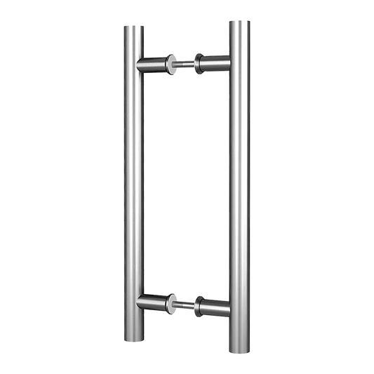 Stainless Steel Push Pull Door Handle Round 300mm