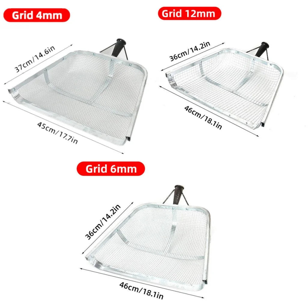 Stainless Steel Soil Sifter Drain Shovel Gardening Mesh