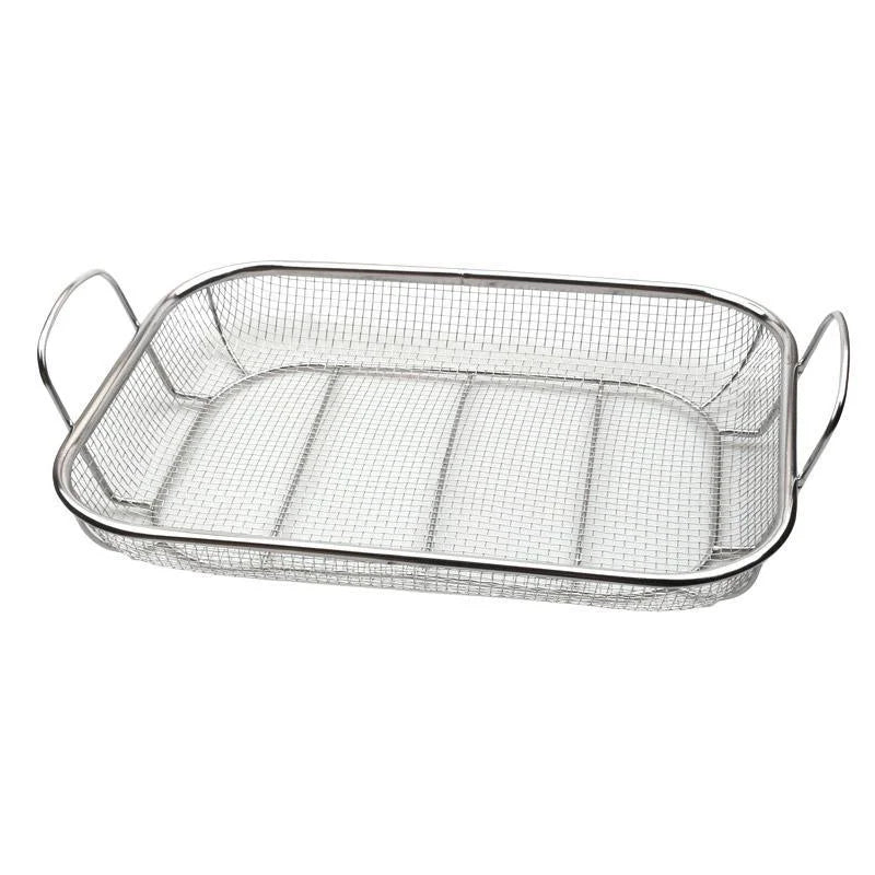 Square Barbecue Basket Multifunctional Tray Grilling Vegetables Stainless Steel