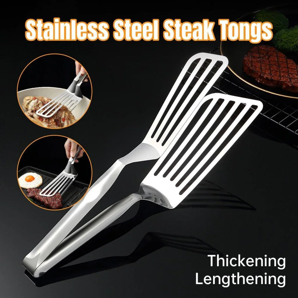 Stainless Steel Steak Tongs Multi-Functional Kitchen Tool