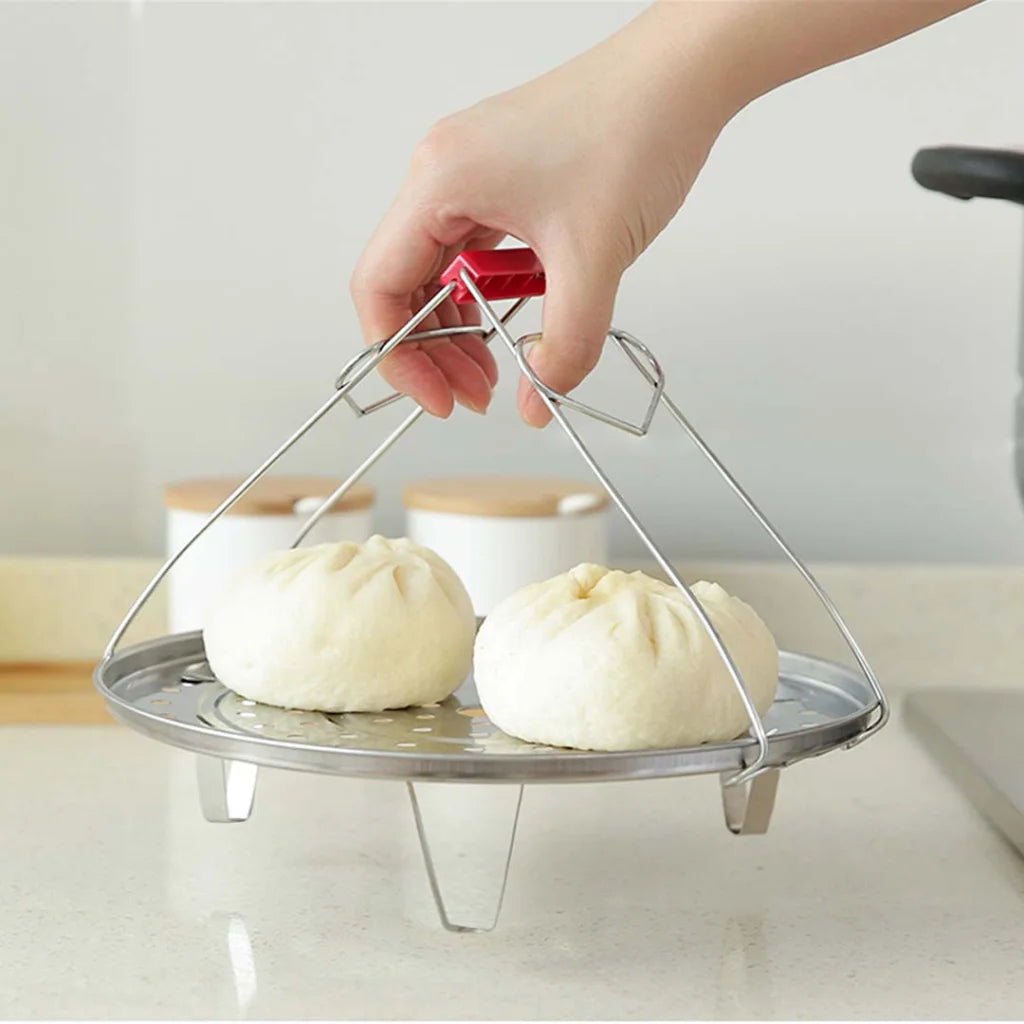 Stainless Steel Steamer Insert Stock Pot 2x 39cm Steaming Rack Stockpot Tray - Premium