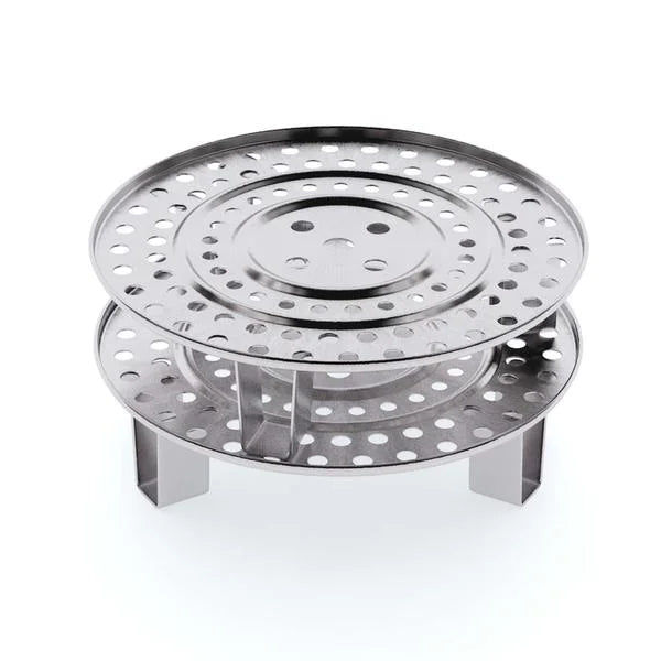 Stainless Steel Steamer Insert Stock Pot 34cm Steaming Rack Stockpot Tray - Premium