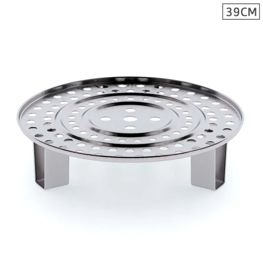 Stainless Steel Steamer Insert Stock Pot 39cm Steaming Rack Stockpot Tray - Premium