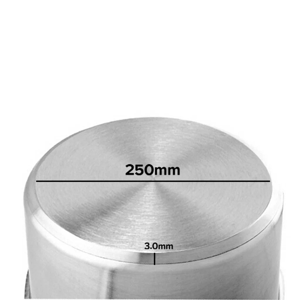 Stainless Steel Stock Pot 12L Top Grade Thick Stockpot 18/10 Without Lid - Premium