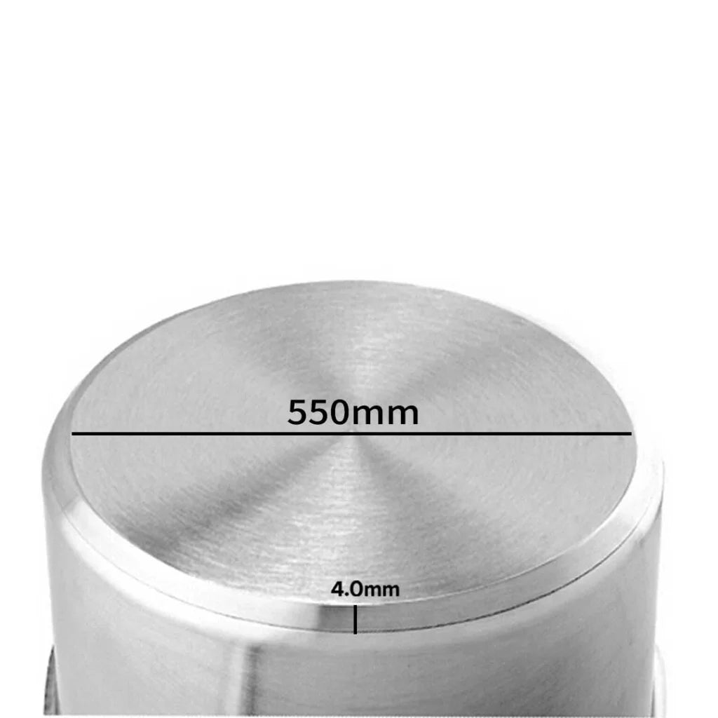 Stainless Steel Stock Pot 143L Top Grade Thick 18/10 - Premium