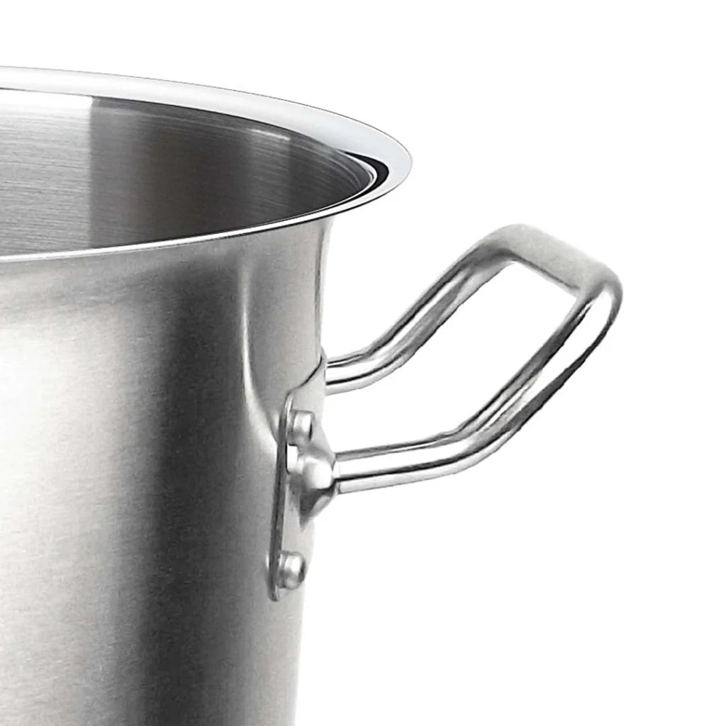 Stainless Steel Stock Pot 198L Top Grade Thick Stockpot 18/10 Without Lid - Premium