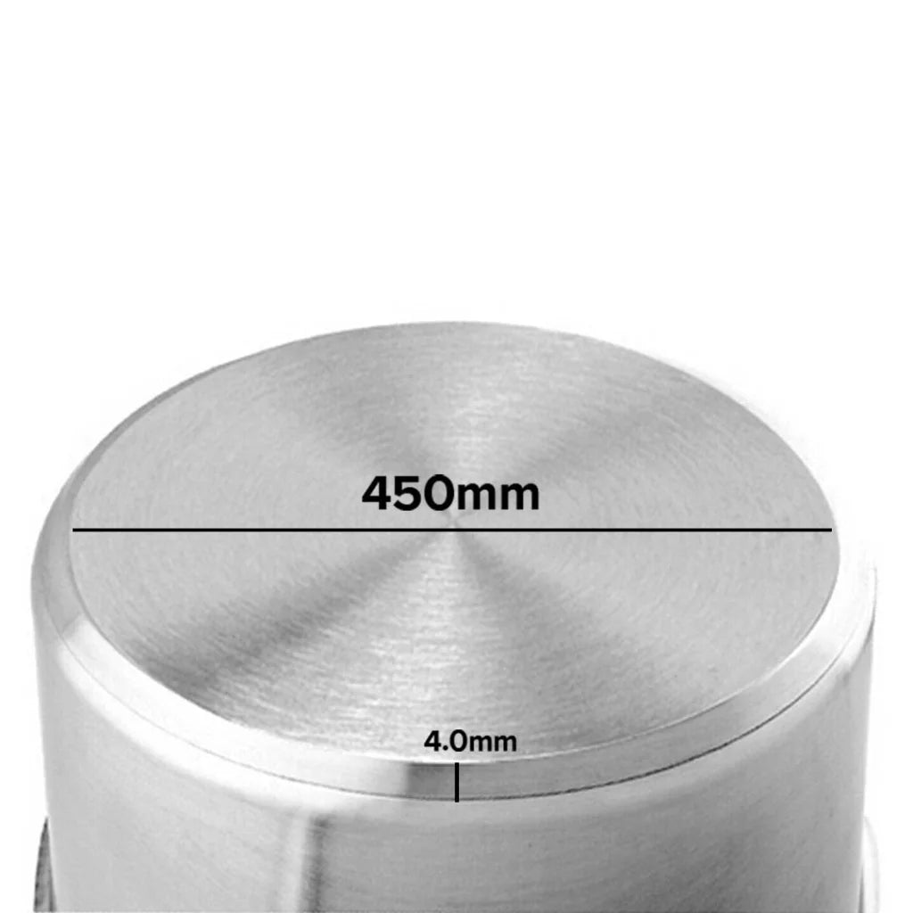 Stainless Steel Stock Pot 44L Top Grade Thick 18/10 Without Lid - Premium