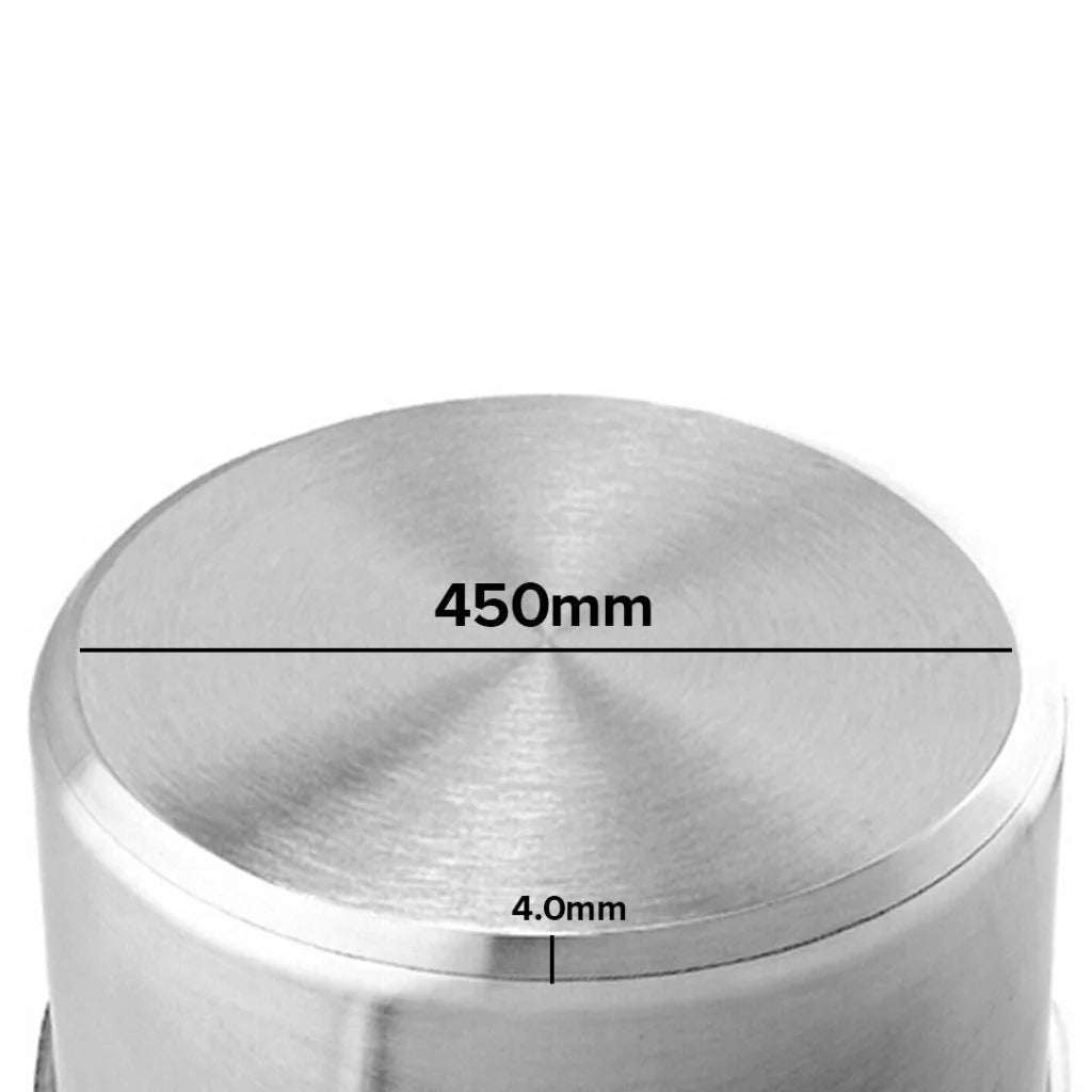 Stainless Steel Stock Pot 71L Top Grade Thick 18/10 - Premium