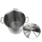 Stainless Steel Stock Pot 71L Top Grade Thick 18/10 Without Lid - Premium