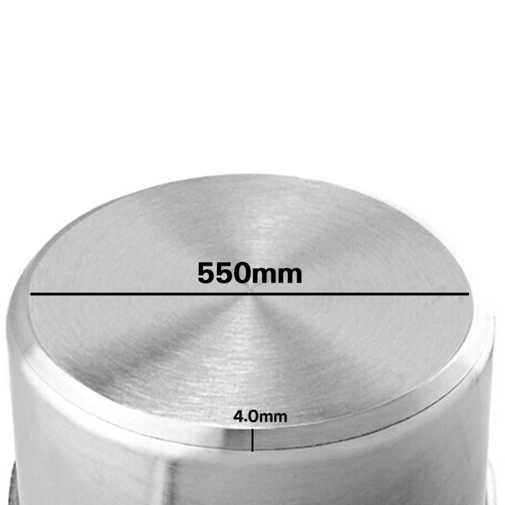 Stainless Steel Stock Pot 83L Top Grade Thick Stockpot 18/10 Without Lid - Premium