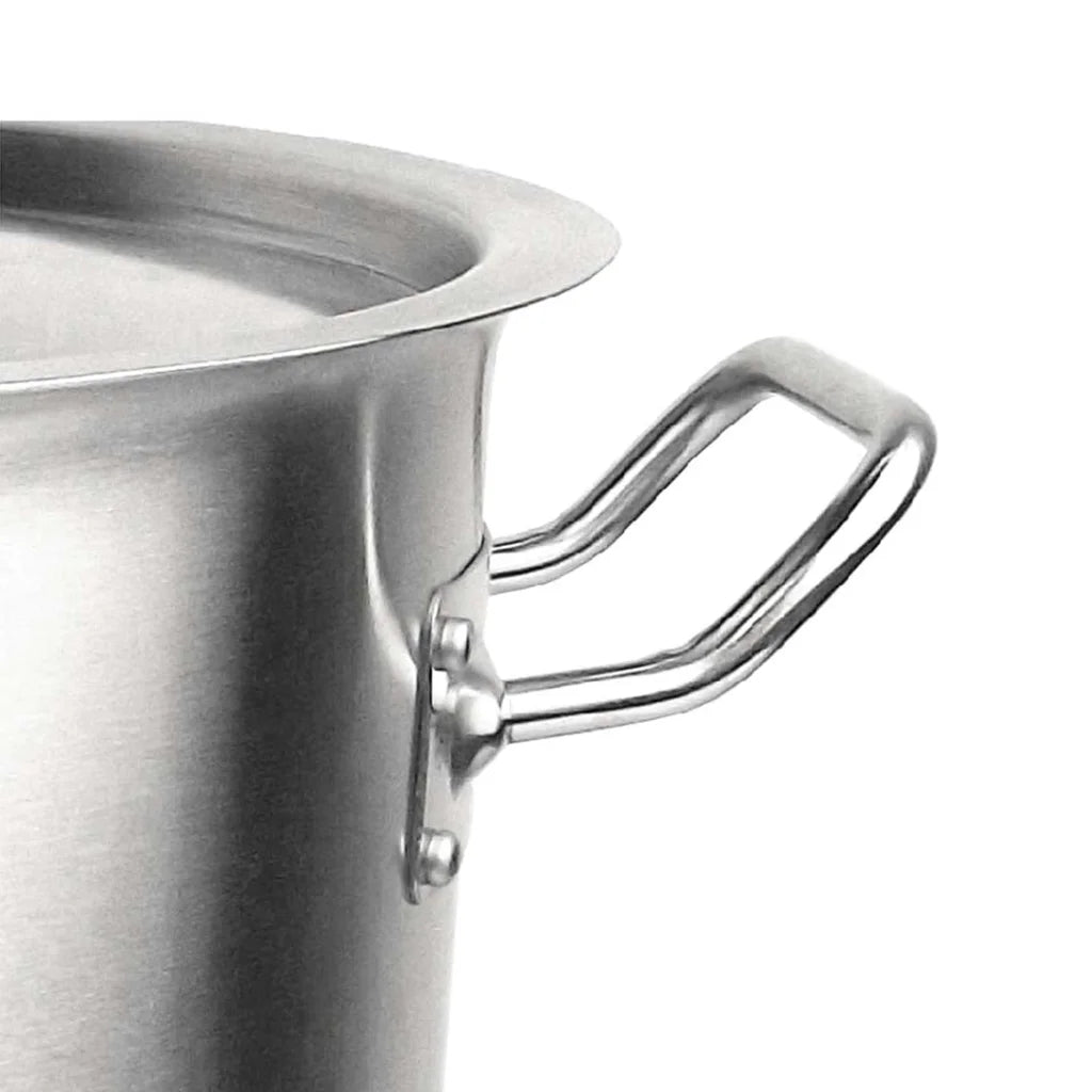 Stainless Steel Stockpot Set Premium 21L 18/10 with Perforated Basket Pasta Strainer