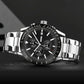 Stainless Steel Strap Quartz Watch for Men with Date