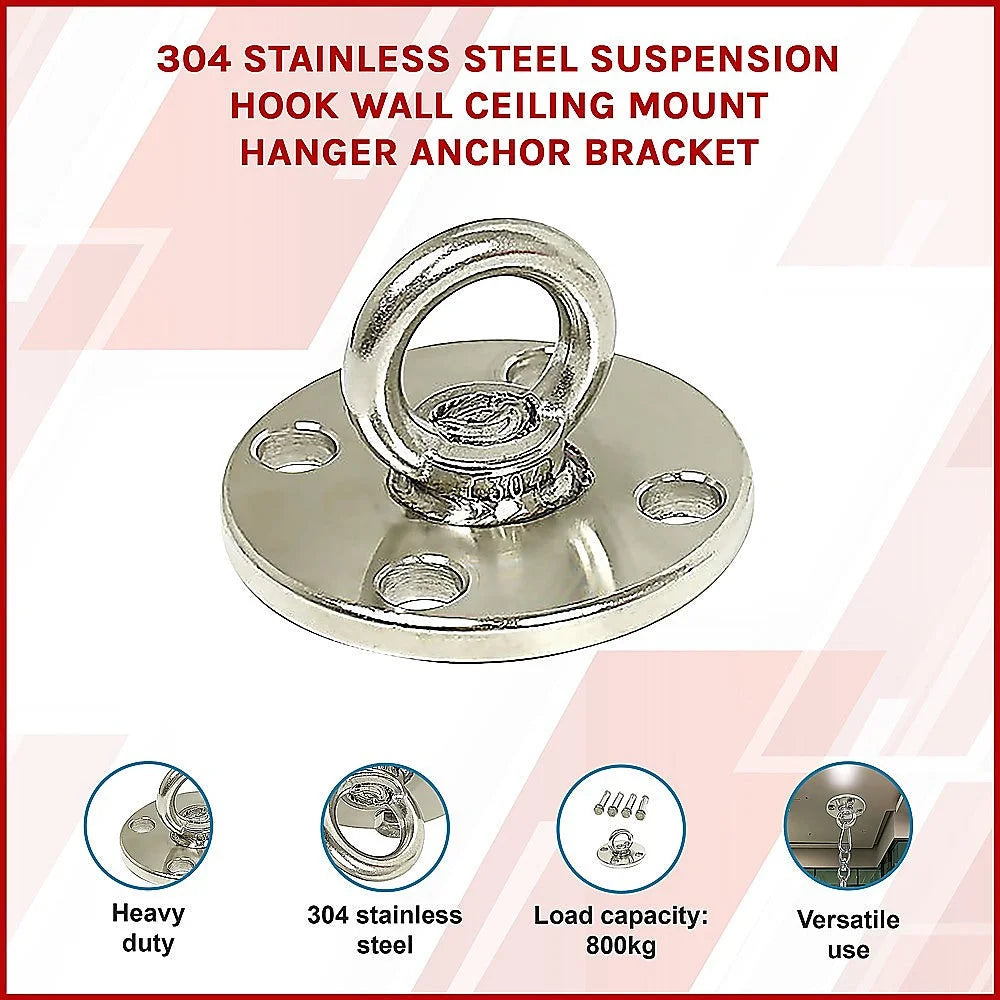Stainless Steel Suspension Hook Wall Ceiling Mount Hanger