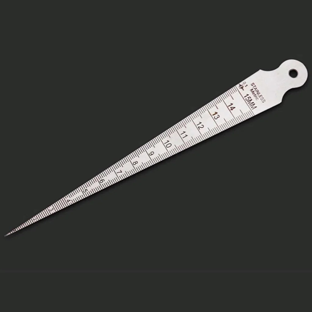 Stainless Steel Taper Gauge for Gap Measurement 1-15mm