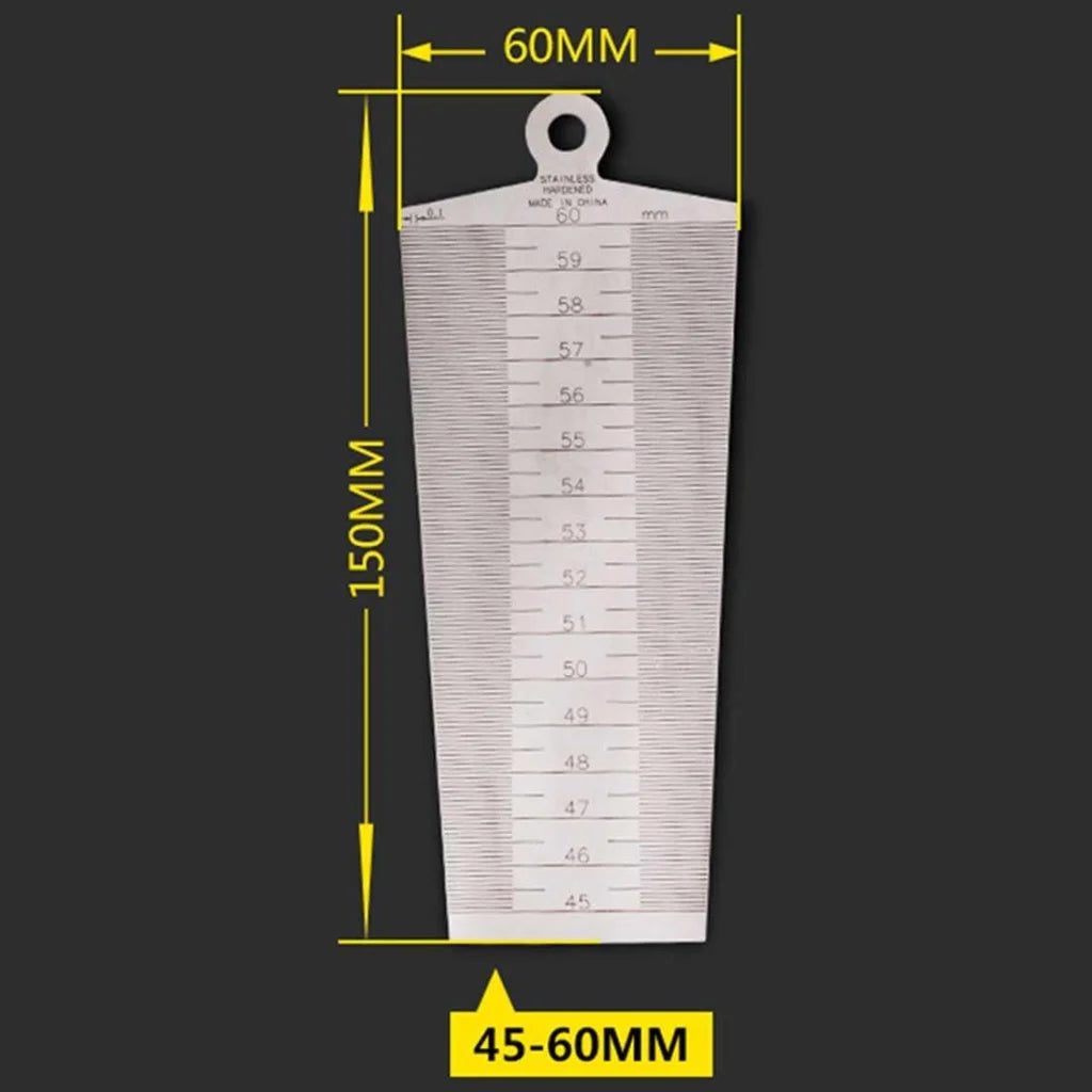 Stainless Steel Taper Gauge for Gap Measurement - Tools >